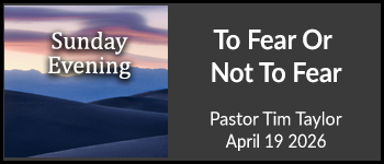 To Fear Or Not To Fear